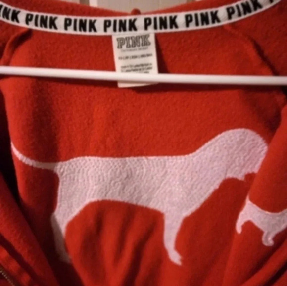 Vs pink bling iridescent dog hoodie X-small EUC - Picture 6 of 6